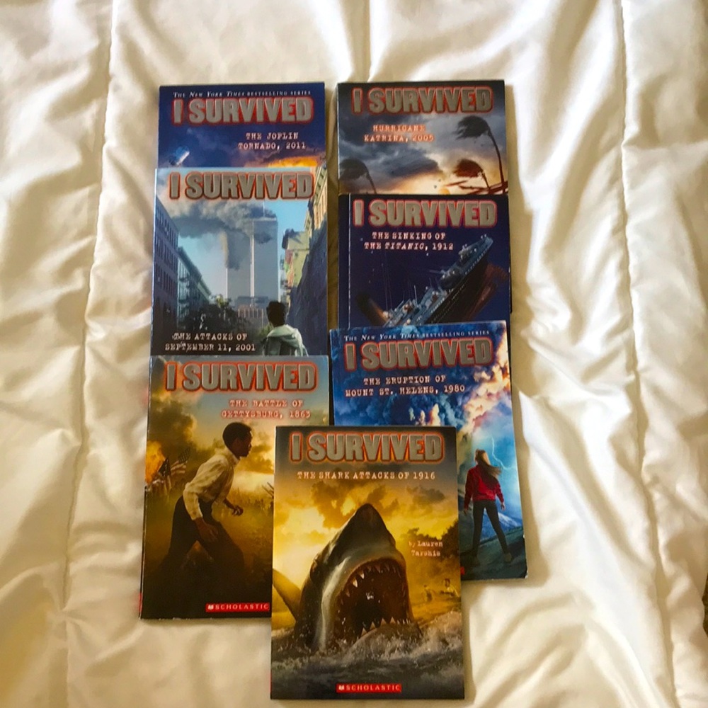 Seven I Survived books from Scholastic